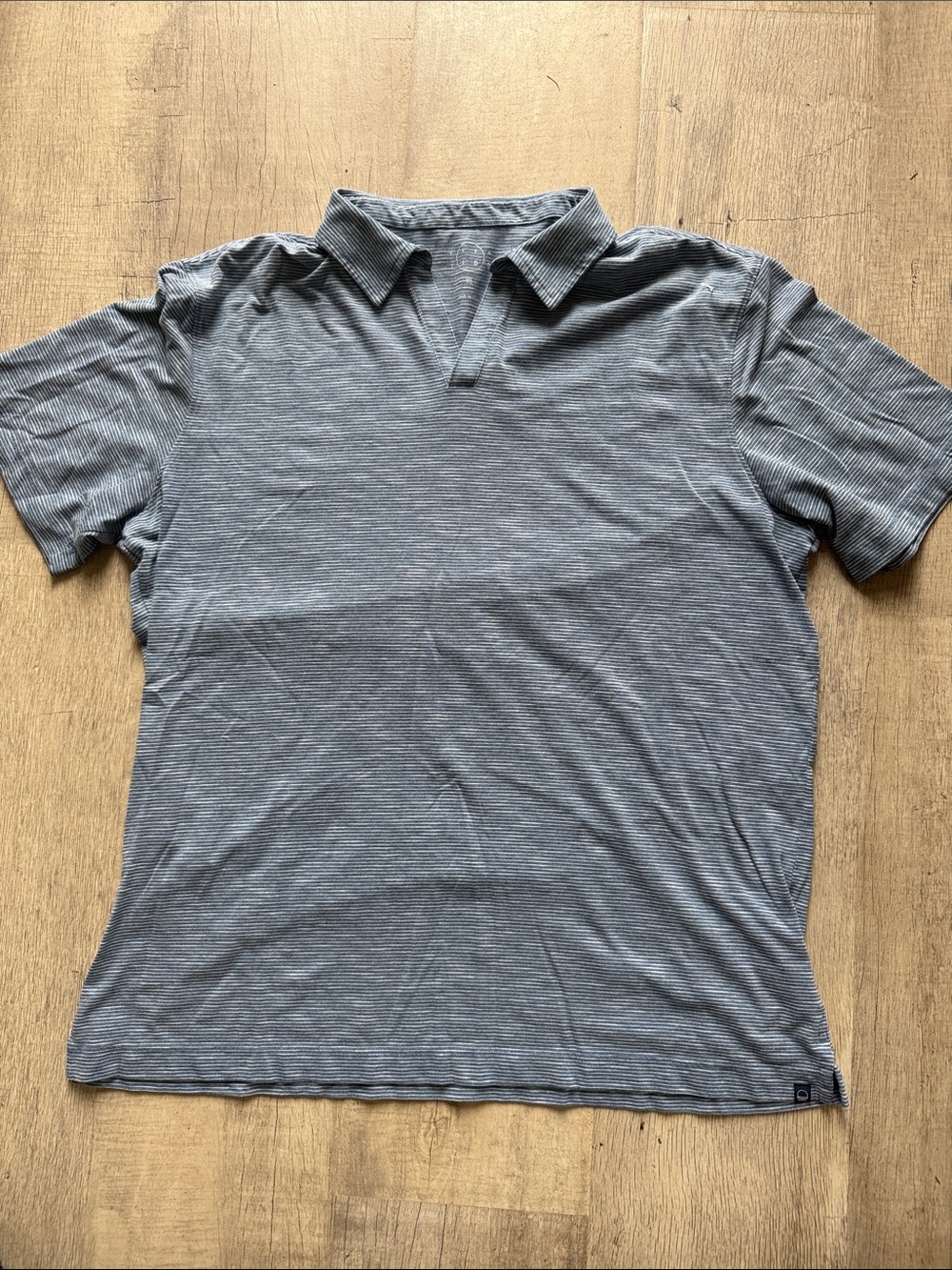 Even Tide Classic Men's Polo Shirt - Blue Striped